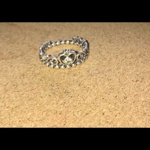 My Princess ring, Clear CZ